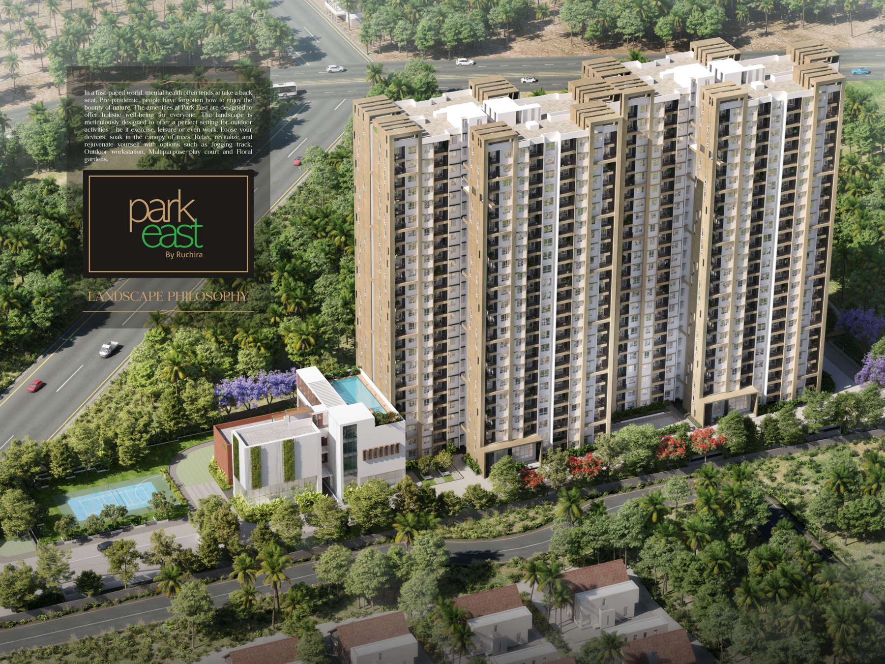 Park East by Ruchira night elevation